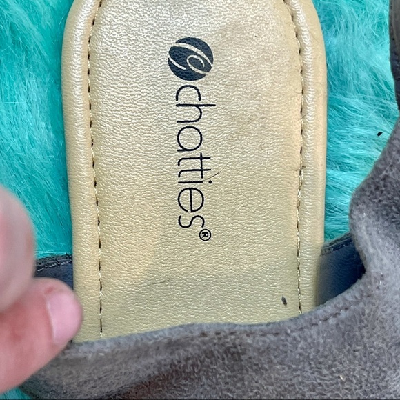 Chatties grey sandals size 10 - Picture 2 of 7